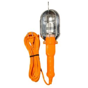 RADIONICKA LAMPA SA KABLOM OD 7M NARANDŽASTA